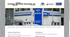 Desktop Screenshot of garagewaldegg.ch